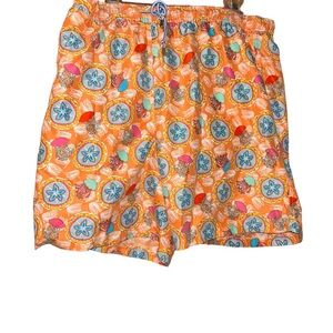 Men Peter Millar jellyfish ballet nectarine swim trunks XL shorts beach
